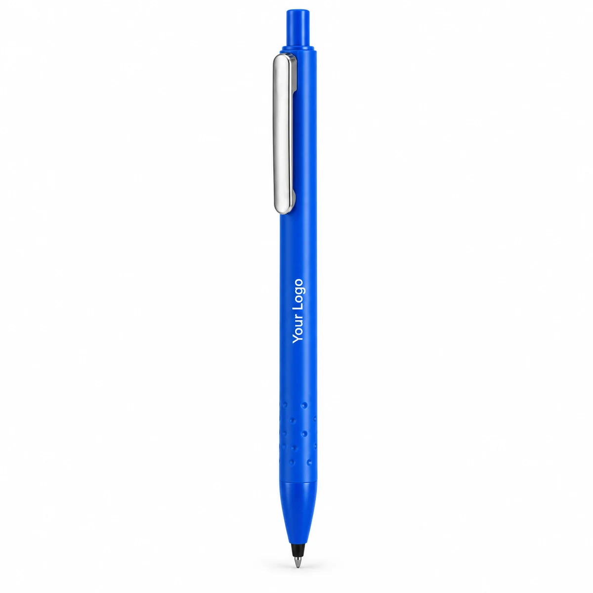 Blue Plastic Click Pen - view 2